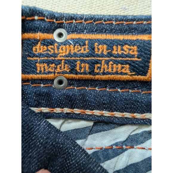 Rock Revival Scarlett Wide Leg Jeans Size 28L (29x34) NWOT Y2K Boot flap pocket - Picture 9 of 9